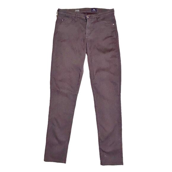 AG Adriano Goldschmied The Prima Mid-Rise Cigarette Jeans Gray 28R - Picture 1 of 6